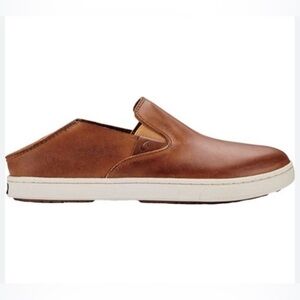 Olukai Pehuea‎ leather women’s slip on shoes size 6.5
